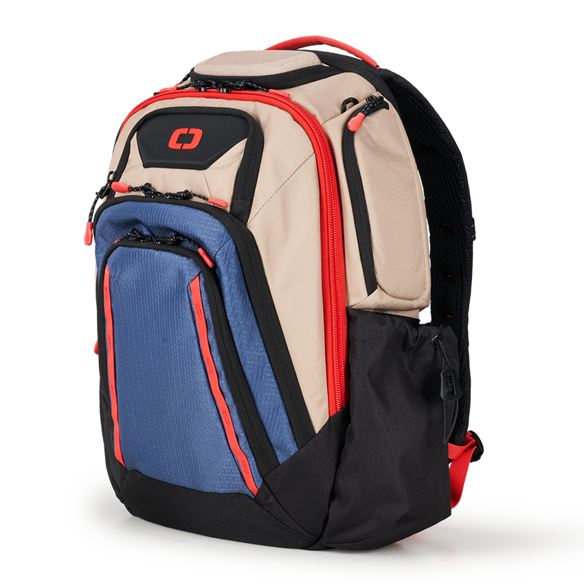 Renegade PRO Backpacks - Tan/Blue/Red