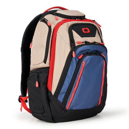 Renegade PRO Backpacks - Tan/Blue/Red