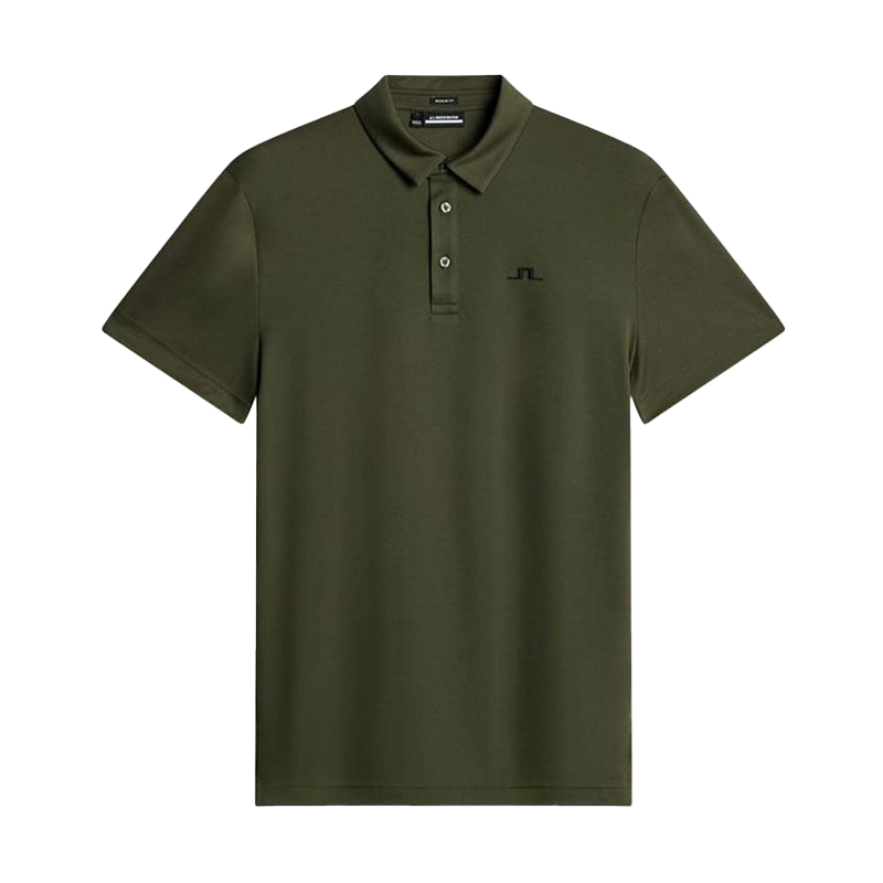 Peat Regular Fit Golf Polo T-Shirt - Forest Green