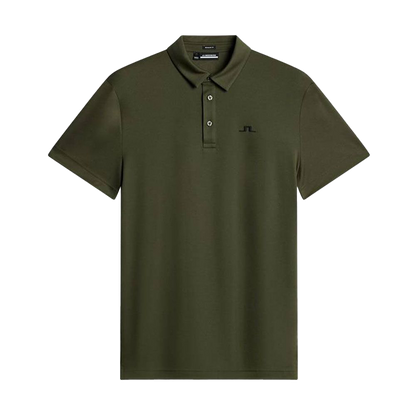 Peat Regular Fit Golf Polo T-Shirt - Forest Green