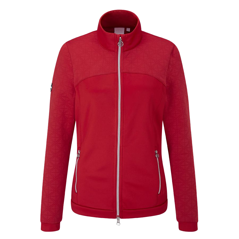 Ping Carolina Full-Zip Ladies Golf Fleece - Poinsetta