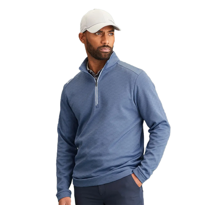 Bexton Men's Half Zip Fleece - Airforce Multi