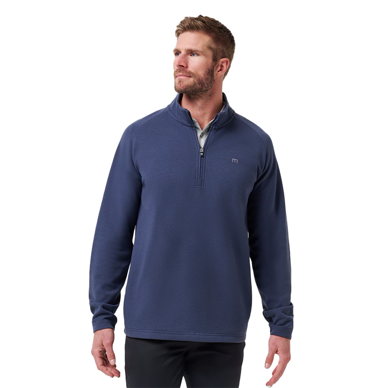 Upgraded Quarter Zip - Navy