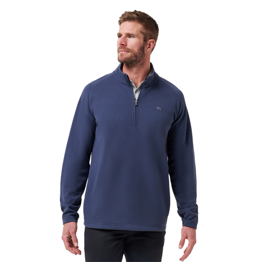 Upgraded Quarter Zip - Navy