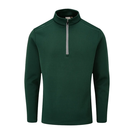 Ramsey Men’s Half Zip Ribbed Fleece Snorkel - Pine