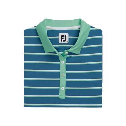 Short Sleeve Stripe Shirt - Teal/Mint