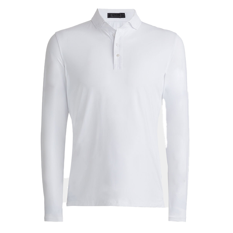 Long Sleeve Ice Nylon Modern Spread Collar Sun Shirt