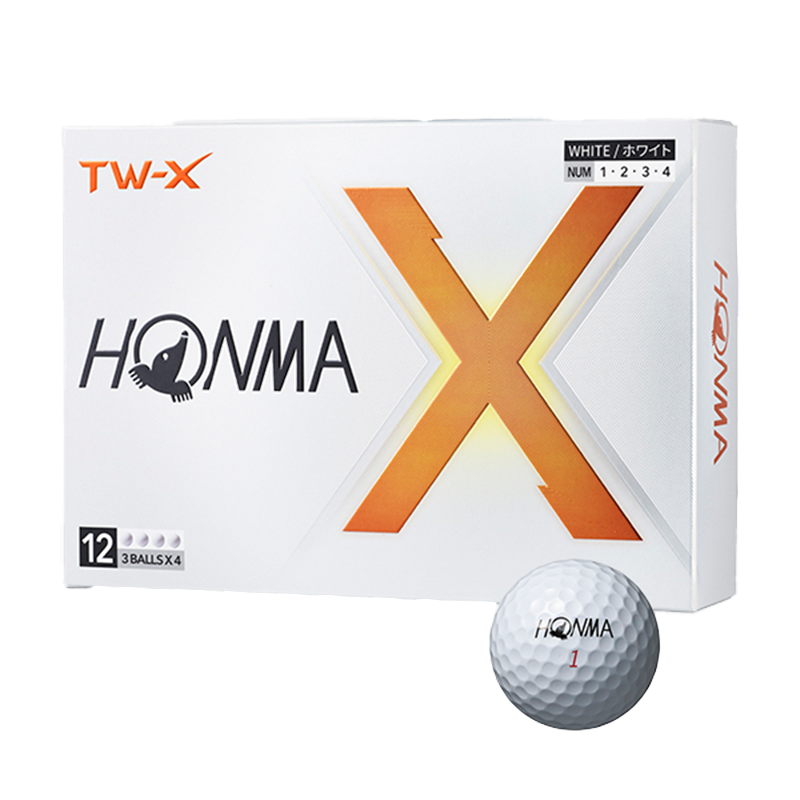 HONMA Golf Balls TW-X 2024  (1 Dozen) - White