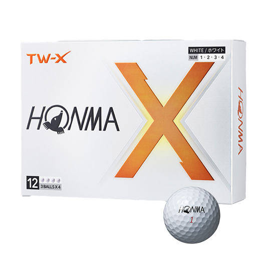 HONMA Golf Balls TW-X 2024  (1 Dozen) - White