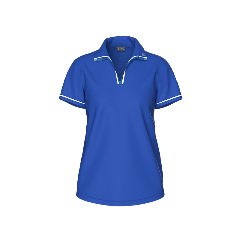 Stacey's Summer Tech Polo - Imperial Bllue