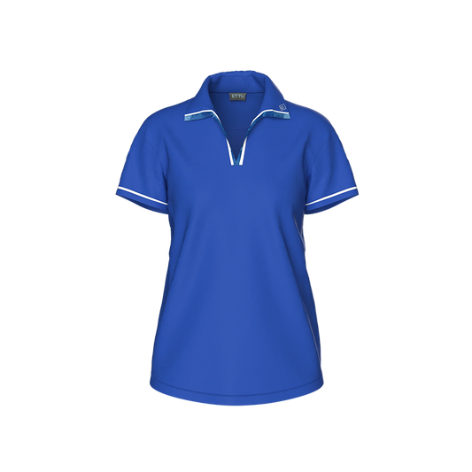 Stacey's Summer Tech Polo - Imperial Bllue