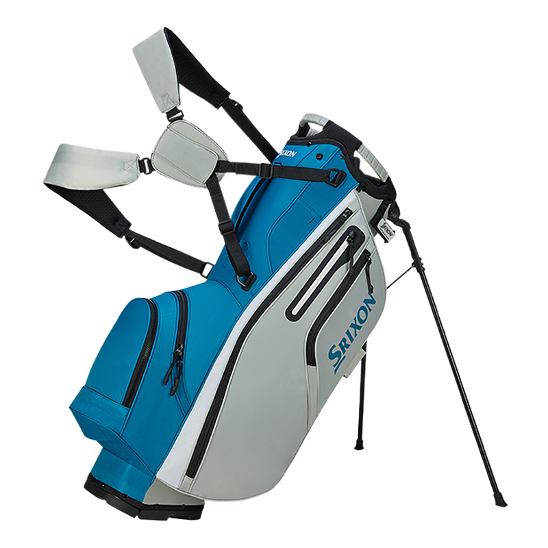 Premium Stand Bag -Aqua/Grey