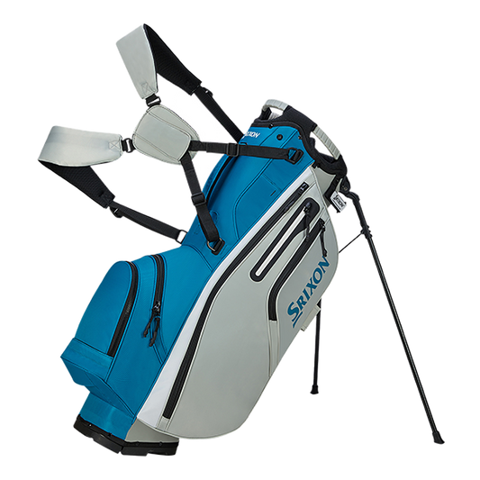 Premium Stand Bag -Aqua/Grey