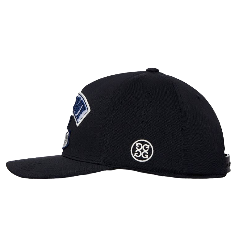 G/FORE Same Guy Stretch Twill Snapback Hat Onyx