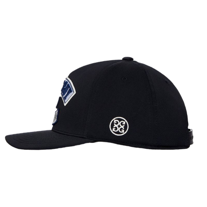 G/FORE Same Guy Stretch Twill Snapback Hat Onyx