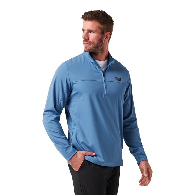 Wanderlust Quarter Zip - Blue