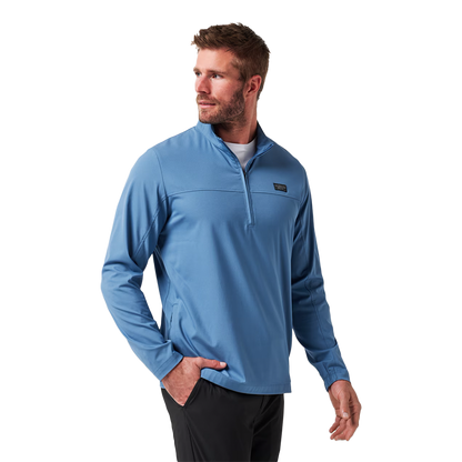 Wanderlust Quarter Zip - Blue