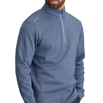 Bexton Men's Half Zip Fleece - Airforce Multi