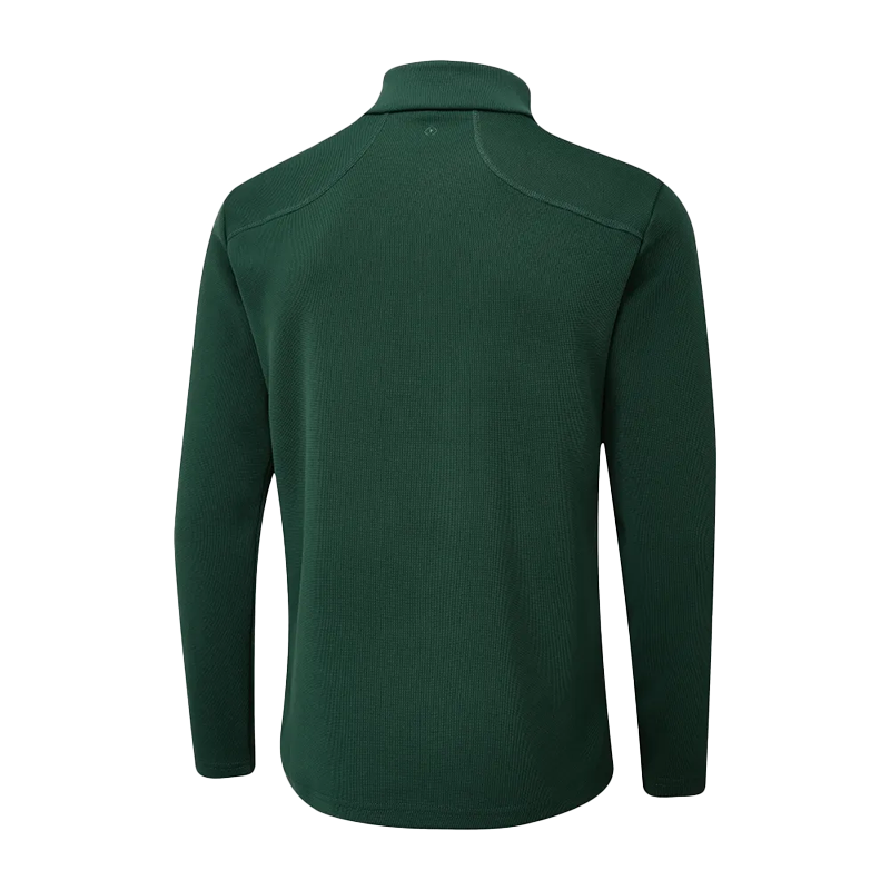 Ramsey Men’s Half Zip Ribbed Fleece Snorkel - Pine