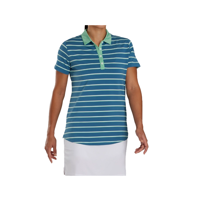 Short Sleeve Stripe Shirt - Teal/Mint