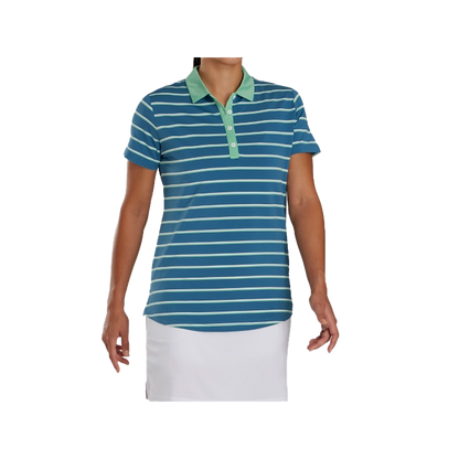 Short Sleeve Stripe Shirt - Teal/Mint