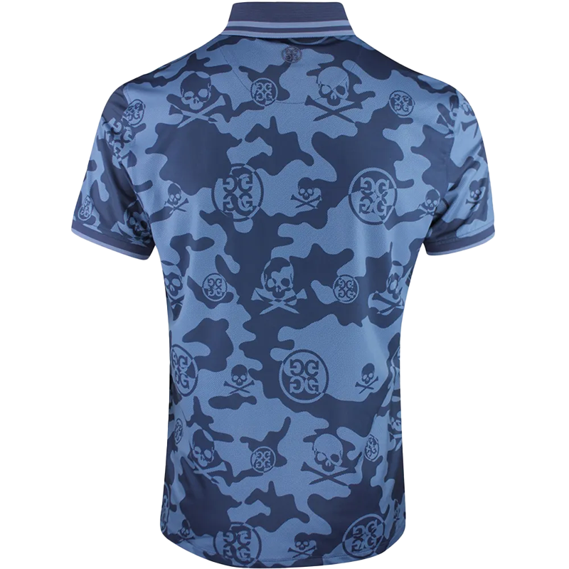 Exploded Icon Camo Polo Twilight