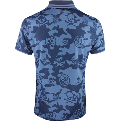 Exploded Icon Camo Polo Twilight