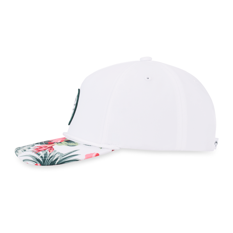 Bogey Free Adjustable Hat - White/Tropical