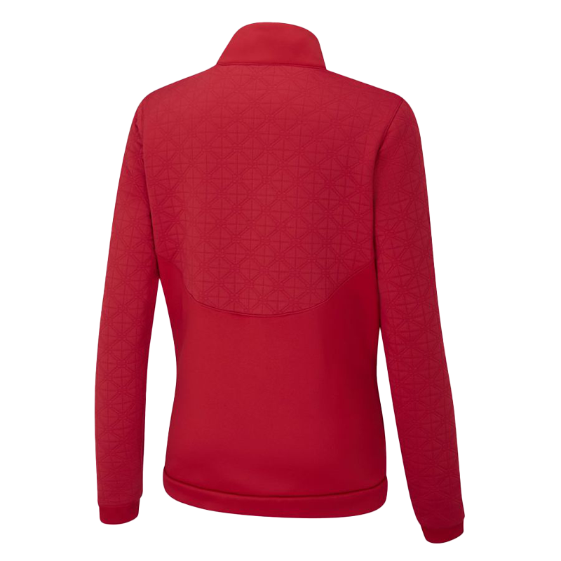 Ping Carolina Full-Zip Ladies Golf Fleece - Poinsetta