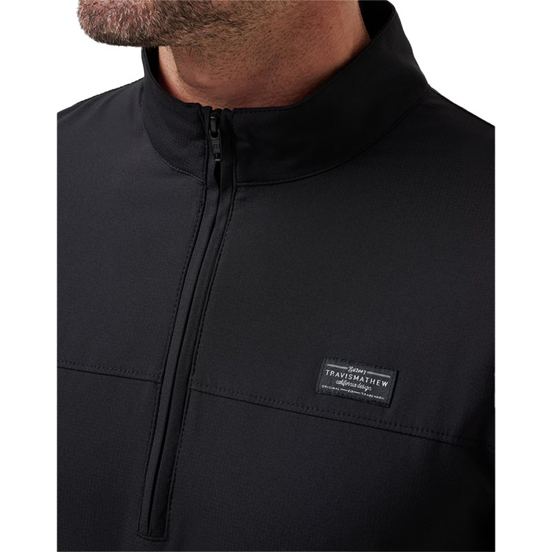 Wanderlust Quarter Zip - Black