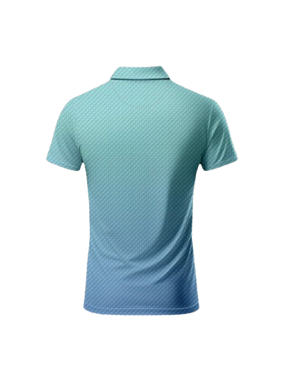 Jack Nicklaus Golf Polo - Hues Green/Blue