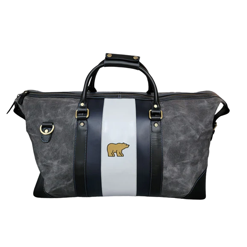 Jack Nicklaus Golden Bear Leather Duffel Bag