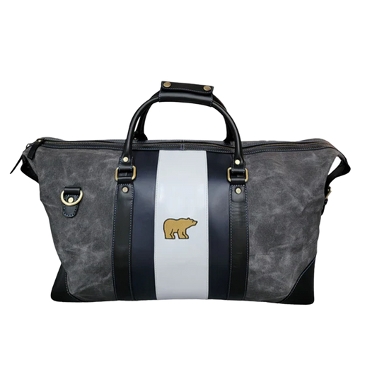 Jack Nicklaus Golden Bear Leather Duffel Bag