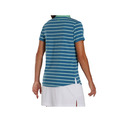 Short Sleeve Stripe Shirt - Teal/Mint