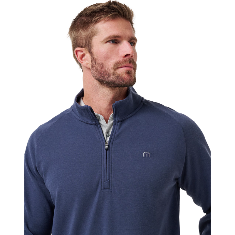 Upgraded Quarter Zip - Navy