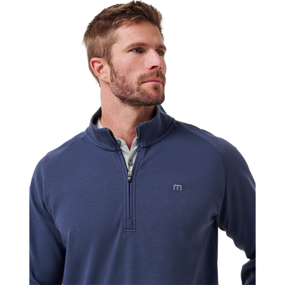 Upgraded Quarter Zip - Navy