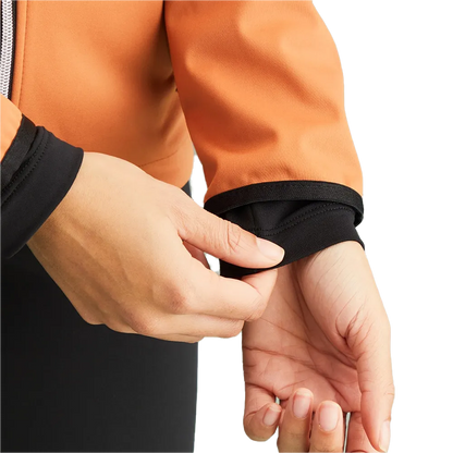 Gem Ladies Hybrid Hooded Jacket - Auburn/Black
