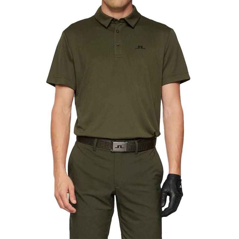 Peat Regular Fit Golf Polo T-Shirt - Forest Green