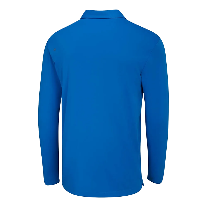 Lockwood Men's Long Sleeve Polo Shirt - Blue