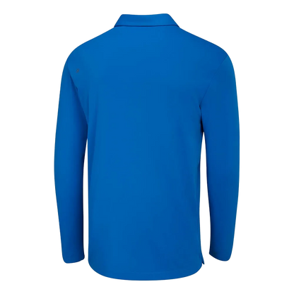 Lockwood Men's Long Sleeve Polo Shirt - Blue