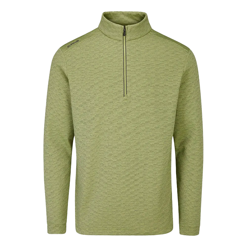 Bexton Men's Half Zip Fleece - Limelight Multi