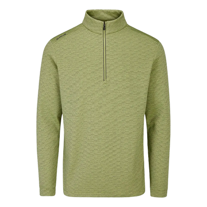 Bexton Men's Half Zip Fleece - Limelight Multi