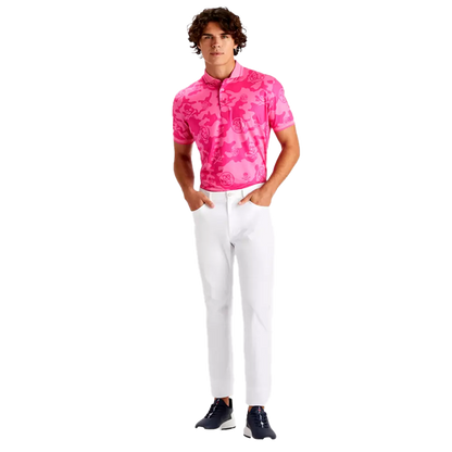 Exploded Icon Camo Polo Pink