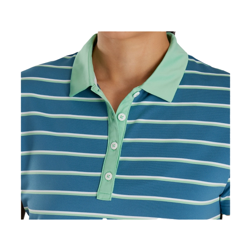 Short Sleeve Stripe Shirt - Teal/Mint