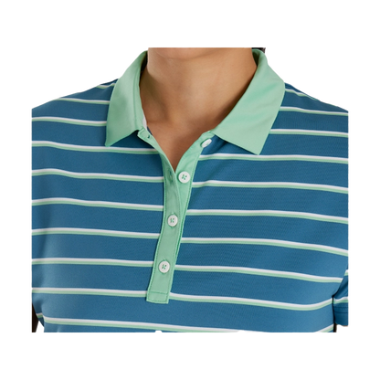 Short Sleeve Stripe Shirt - Teal/Mint