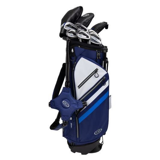 Right Hand TS5-54 10 Club Stand Set Graphite, Navy/White Bag