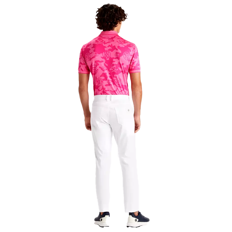 Exploded Icon Camo Polo Pink