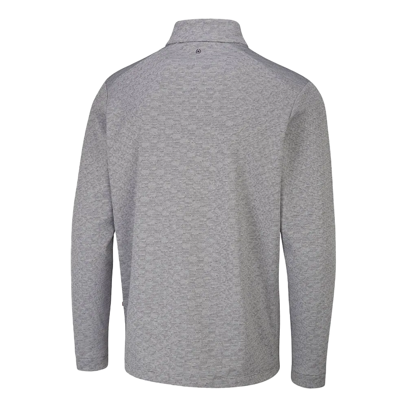 Bexton Men's Half Zip Fleece - Quiet Grey Multi