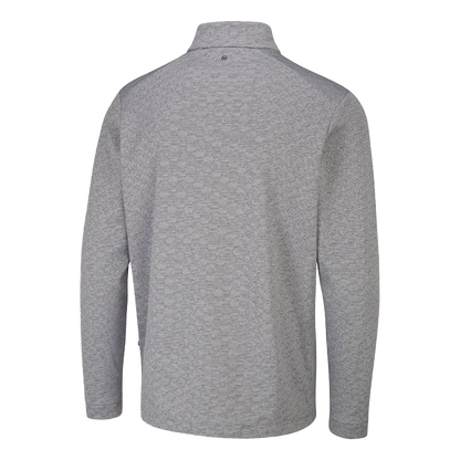 Bexton Men's Half Zip Fleece - Quiet Grey Multi