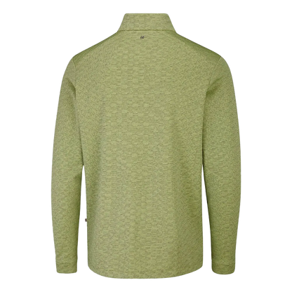 Bexton Men's Half Zip Fleece - Limelight Multi